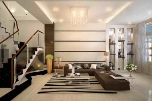  Lựa chọn và bố trí đèn led âm trần cho phòng khách đẹp