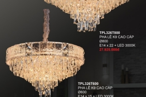  Đèn trang trí pha lê quận 10