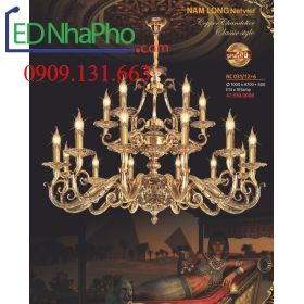 ĐÈN CHÙM CỔ ĐIỂN NC 031/12+8+4