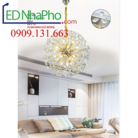 ĐÈN CHÙM PHA LÊ PHÒNG KHÁCH TPL109