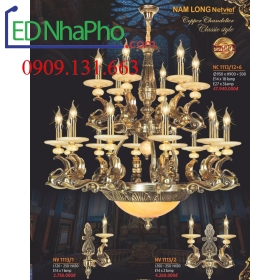 ĐÈN CHÙM CỔ ĐIỂN NC 1113/112+6