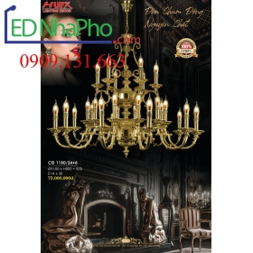 ĐÈN CHÙM CỔ ĐIỂN CĐ 1180/24+6