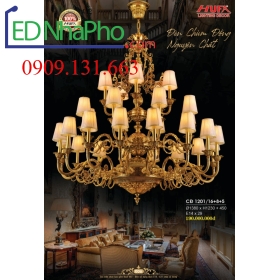 ĐÈN CHÙM CỔ ĐIỂN CĐ 1201/16+8+5