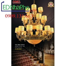 ĐÈN CHÙM CỔ ĐIỂN CĐ 1246/12+8+4