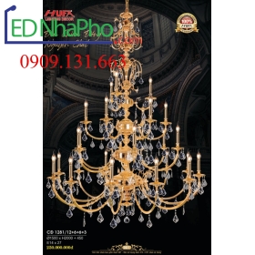 ĐÈN CHÙM CỔ ĐIỂN CĐ 1281/12+6+6+3