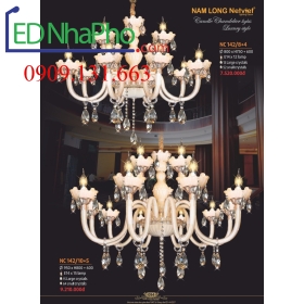 ĐÈN CHÙM TÂN CỔ ĐIỂN NC 142/8+4