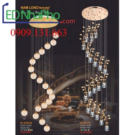 Đèn thả thông tầng giá rẻ