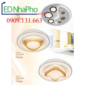 Đèn ốp trần pha lê NC-058 / 057 / 2313