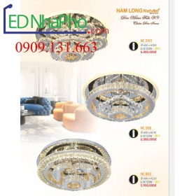 Đèn ốp trần pha lê NC 3101/ NC308 / NC802