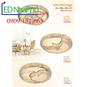 Đèn ốp trần pha lê cao cấp