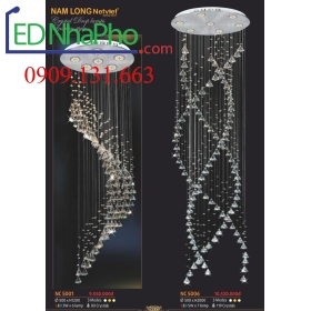 ĐÈN CHÙM THÔNG TẦNG CẦU THANG NC5001/NC5006