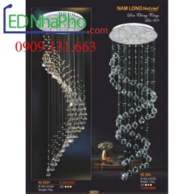 ĐÈN CHÙM THÔNG TẦNG CẦU THANG NC400