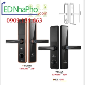 Khóa cửa nhôm vân tay KL-566