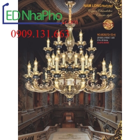 ĐÈN CHÙM CỔ ĐIỂN NC 6020/12+12+6