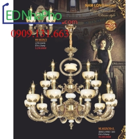 ĐÈN CHÙM CỔ ĐIỂN NC 6029/12+6