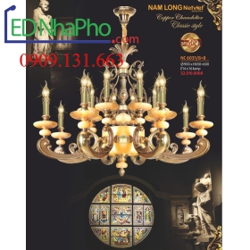 ĐÈN CHÙM CỔ ĐIỂN NC 6031/8+8