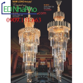 Đèn thả phòng khách thông tầng