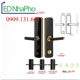 Khóa cửa nhôm vân tay KL - 696