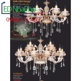 ĐÈN CHÙM TÂN CỔ ĐIỂN NC 7076/8