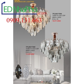 ĐÈN CHÙM PHA LÊ PHÒNG KHÁCH TPL8021T800