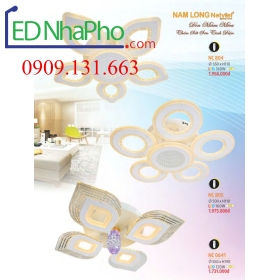 Đèn ốp trần phòng khách giá rẻ NC 804
