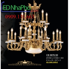 ĐÈN CHÙM CỔ ĐIỂN CĐ 8870/20