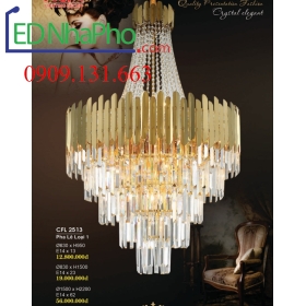 ĐÈN CHÙM PHA LÊ PHÒNG KHÁCH CFL2513