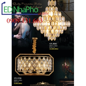 ĐÈN CHÙM PHA LÊ PHÒNG KHÁCH CFL 8042/CFL 8106