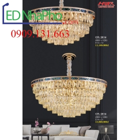 ĐÈN CHÙM PHA LÊ PHÒNG KHÁCH CFL2814