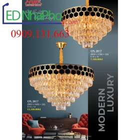 ĐÈN CHÙM PHA LÊ PHÒNG KHÁCH CFL2817