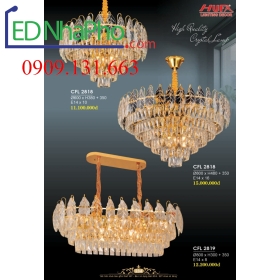 ĐÈN CHÙM PHA LÊ PHÒNG KHÁCH CFL2818/CFL2819