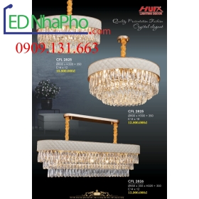 ĐÈN CHÙM PHA LÊ PHÒNG KHÁCH CFL2825/CFL2826
