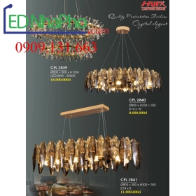 ĐÈN CHÙM PHA LÊ PHÒNG KHÁCH CFL2841/CFL2839