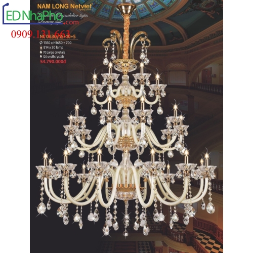 ĐÈN CHÙM TÂN CỔ ĐIỂN NC 0630/15+10+5