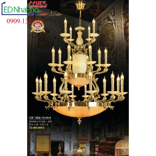 ĐÈN CHÙM CỔ ĐIỂN CĐ 1204/12+8+4