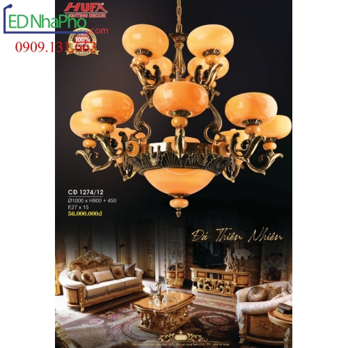 ĐÈN CHÙM CỔ ĐIỂN CĐ 1274/12