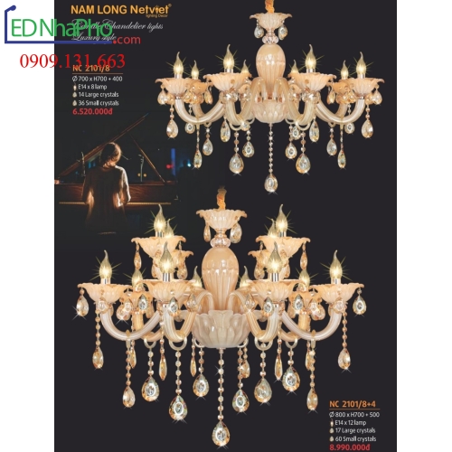 ĐÈN CHÙM TÂN CỔ ĐIỂN NC 2101/8