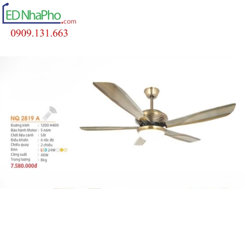 Quạt trần Nam Long NQ2819A