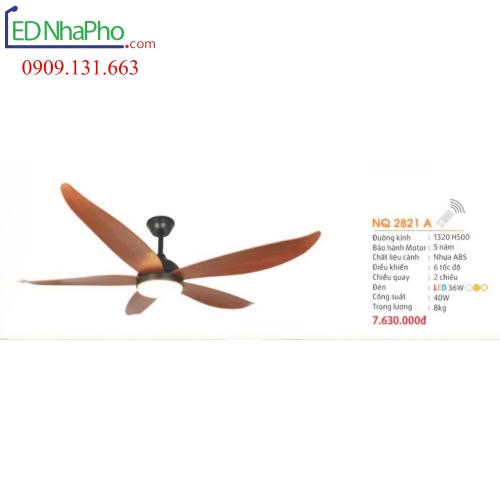 Quạt trần Nam Long NQ 2821A