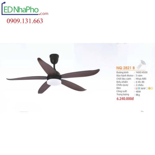 Quạt trần Nam Long NQ 2821B