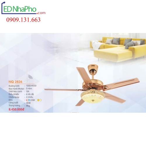 Quạt trần Nam Long NQ 2826