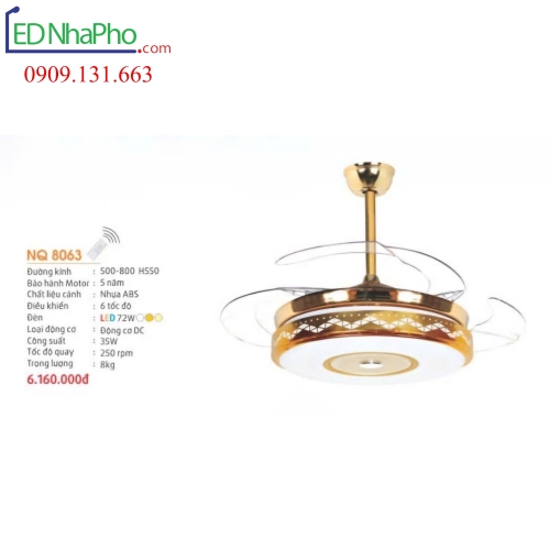 Quạt trần Nam Long NQ8063