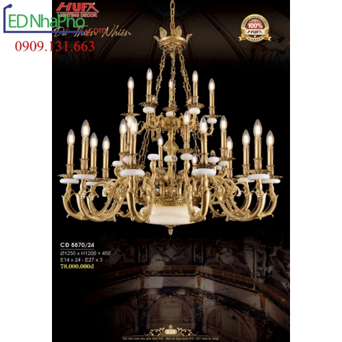 ĐÈN CHÙM CỔ ĐIỂN CĐ 8870/24