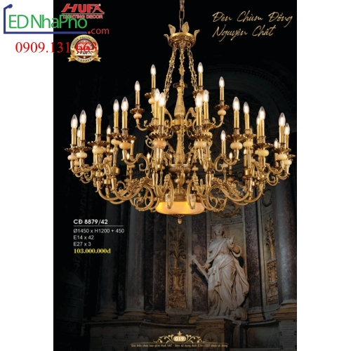 ĐÈN CHÙM CỔ ĐIỂN CĐ 8879/42