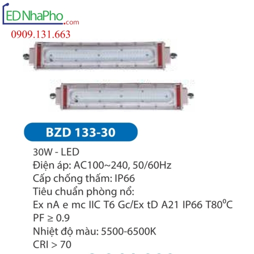 Đèn chống nổ Paragon BZD 133-50