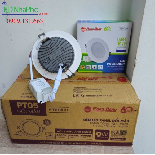 Đèn âm trần 3 chế độ Rạng Đông