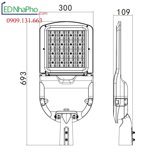 Đèn đường 200W Philips OEM 