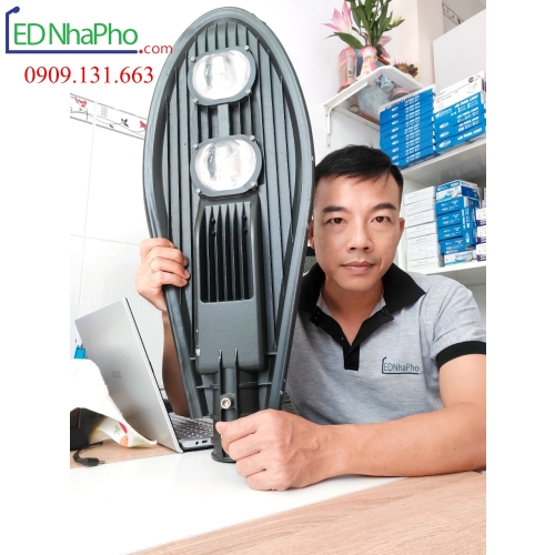 Đèn LED đường chiếc lá  100w 