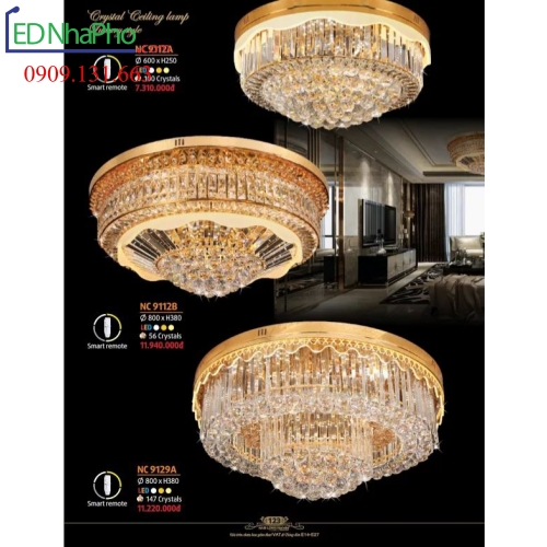 ĐÈN ỐP TRẦN PHA LÊ NC - 9129A