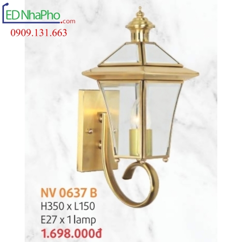 Đèn tường ngoài trời NV0637B
